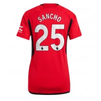 Manchester United Jadon Sancho #25 Hemmatröja Dam 2023-24 Kortärmad